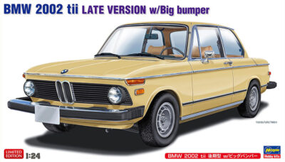 1:24 Scale Hasegawa BMW 2002 tii Late Version With Big Bumper Model Kit