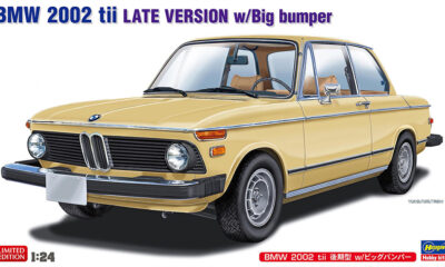 1:24 Scale Hasegawa BMW 2002 tii Late Version With Big Bumper Model Kit