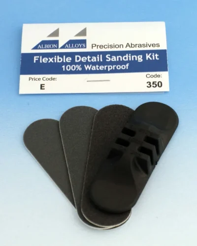 Albion Alloys Flexible Detail Sanding Kit - For A Super Fine Finish