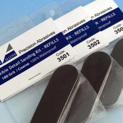 Albion Alloys Flexible Detail Sanding Kit Refill - Choose Grit