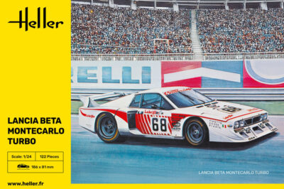 1:24 Scale Heller Lancia Beta Montecarlo Turbo Model Kit