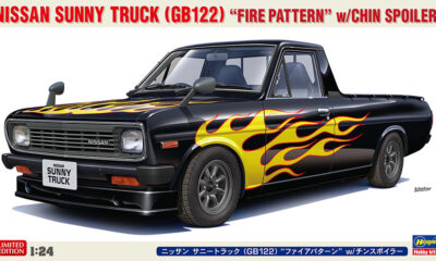 1:24 Scale Hasegawa Nissan Sunny Fire Pattern Pick-Up GB122 Model Kit