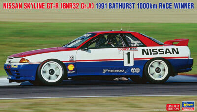1:24 Scale Hasegawa Nissan Skyline R32 GT-R Group A '91 Bathurst Race Winner Car Model Kit