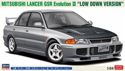 1:24 Scale Hasegawa Mitsubishi Lancer GSR Evo III/3 Low Down Version Model Kit