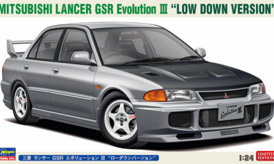 1:24 Scale Hasegawa Mitsubishi Lancer GSR Evo III/3 Low Down Version Model Kit