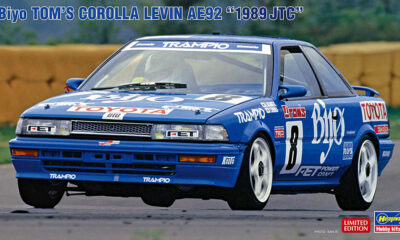 1:24 Scale Hasegawa Biyo Tom's Corolla Levin AE92 '89 JTC Car Model Kit