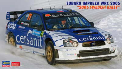 1:24 Scale Hasegawa Subaru Impreza WRC 2005 Swedish Rally 2006 Car Model Kit