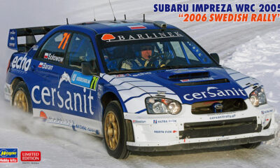 1:24 Scale Hasegawa Subaru Impreza WRC 2005 Swedish Rally 2006 Car Model Kit