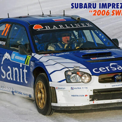 1:24 Scale Hasegawa Subaru Impreza WRC 2005 Swedish Rally 2006 Car Model Kit