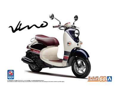 1:12 Scale Aoshima Yamaha Vino Scooter - Blue Beige Bike Model Kit