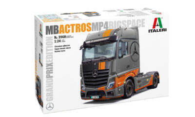 1:24 Scale Italeri Mercedes Benz Actros MP4 Big Space Grand Prix Edition Truck Model Kit