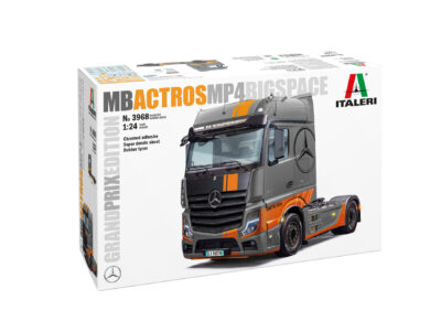 1:24 Scale Italeri Mercedes Benz Actros MP4 Big Space Grand Prix Edition Truck Model Kit