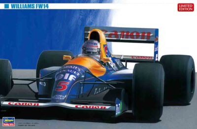 1:24 Scale Hasegawa Williams F1 FW14 Nigel Mansell Model Kit