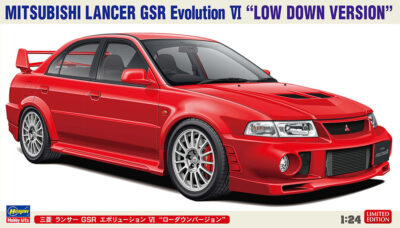1:24 Scale Hasegawa Mitsubishi Lancer GSR Evo VI/6 Low Down Version Model Kit * NEW IN *