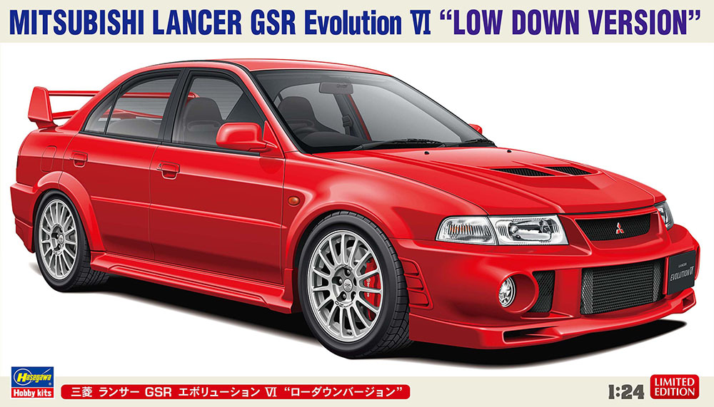 1:24 Scale Hasegawa Mitsubishi Lancer GSR Evo VI/6 Low Down