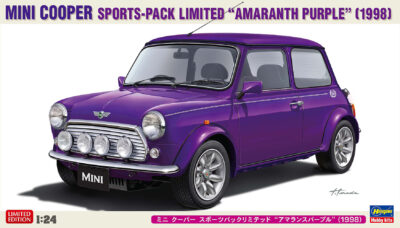 1:24 Scale Hasegawa 1998 Mini Cooper Sports-Pack Limited Amaranth Purple Kit * NEW IN *