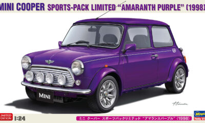 1:24 Scale Hasegawa 1998 Mini Cooper Sports-Pack Limited Amaranth Purple Kit