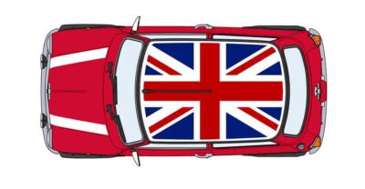 1:24 Scale Hasegawa 1997 Mini Cooper 1.3 Union Jack Roof Model Kit