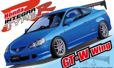 1:24 Scale Fujimi Honda Integra Type R DC5 with GT-W Wing Model Kit