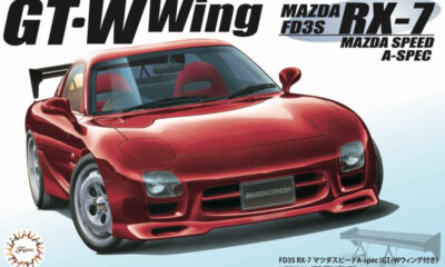 1:24 Scale Fujimi Mazda FD3S RX-7 With GT-W Wing Model Kit