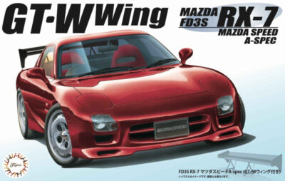 1:24 Scale Fujimi Mazda FD3S RX-7 With GT-W Wing Model Kit