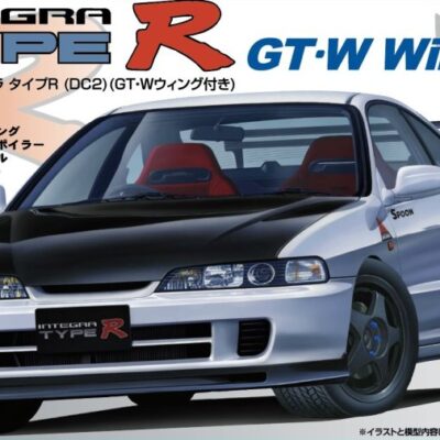 1:24 Scale Fujimi Spoon Sports Honda Integra Type R DC2 with GT-W Wing Model Kit