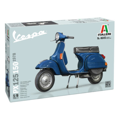 1:9 Scale Italeri Piaggio Vespa PX 125/150 1978 Scooter Model Kit