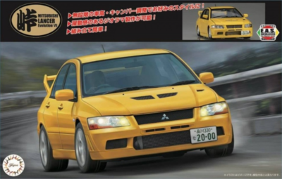 1:24 Scale Fujimi Tohge Mitsubishi Lancer Evo VII GSR Easy Alignment System Model Kit