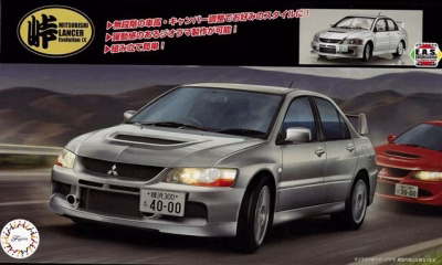 1:24 Scale Fujimi Tohge Mitsubishi Lancer Evo IX GSR Easy Alignment System Model Kit