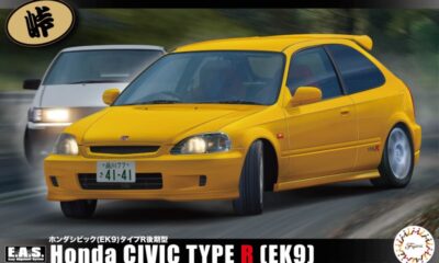 1:24 Scale Fujimi Tohge Honda Civic EK9 Type-R (Late) Easy Alignment System Model Kit