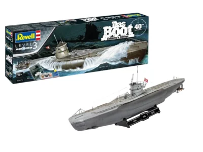 1:144 Scale Heller U-Boat ' Das Boot ' Movie Submarine Model Kit