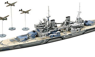 1:700 Tamiya British Battleship Prince Of Wales Model Kit