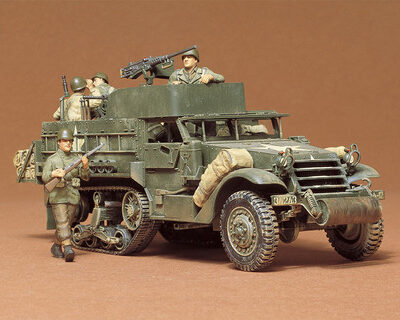 1:35 scale Tamiya U.S. Armoured Personnel Carrier M3A2 Half-Track Model Kit