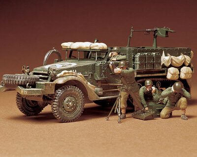 1:35 scale Tamiya U.S. Mortar Carrier M21 Model Kit