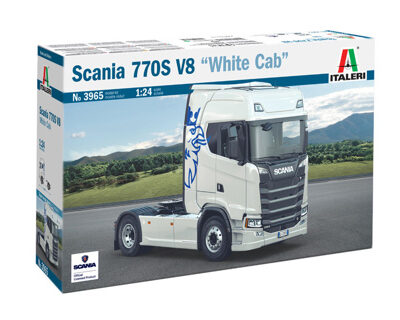 1:24 Scale Italeri Scania 770 S V8 "White Cab" Model Kit