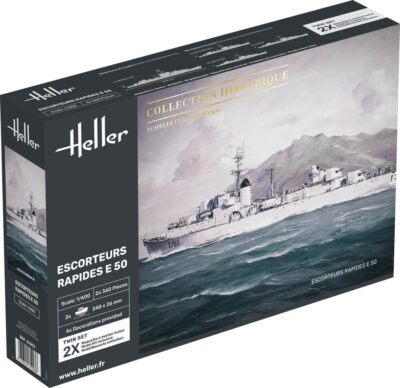 1:400 Heller Escorteurs Rapides E50 Ship Model Kit