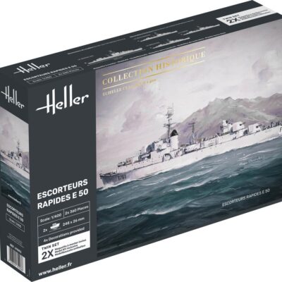 1:400 scale Heller Escorteurs Rapides E50 Ship Model Kit