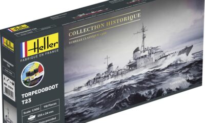 1:400 Scale Heller Torpedoboat T23 Model Kit