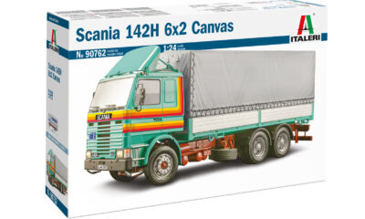 1:24 Scale Italeri Scania 142H 6x2 Canvas Model Kit