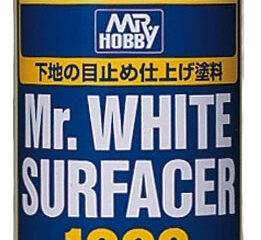 Mr Hobby Surfacer 1000 Primer White Spray Can 170ml