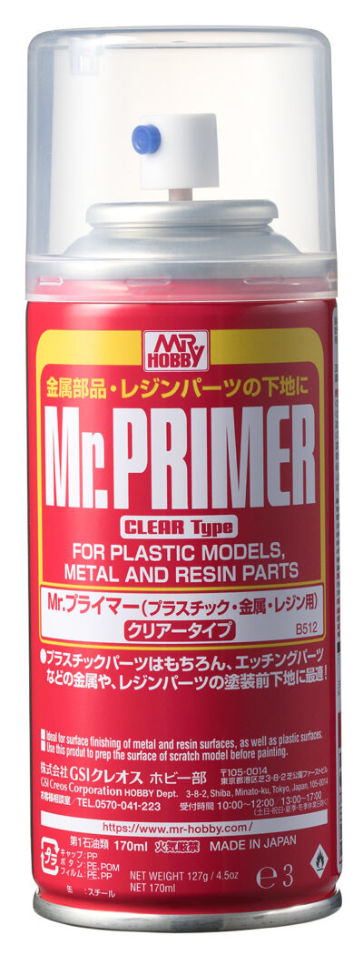 Mr Hobby Mr Primer Clear Type Spray Can 170ml