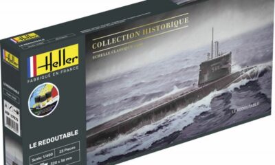 1:400 Scale Heller U-Boat S/M Redoutable Model Kit