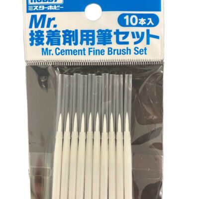Mr Hobby Mr Cement Replacement Fine Brush Set