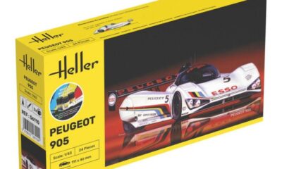 1:43 Heller Peugeot 905 Model Starter Kit