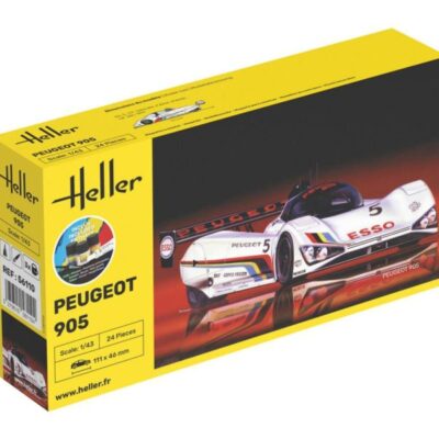 1:43 Heller Peugeot 905 Model Starter Kit