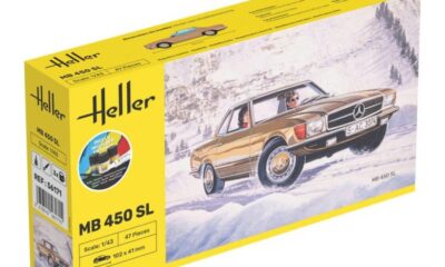 1:43 Scale Heller MB 450 SL Starter Model Kit