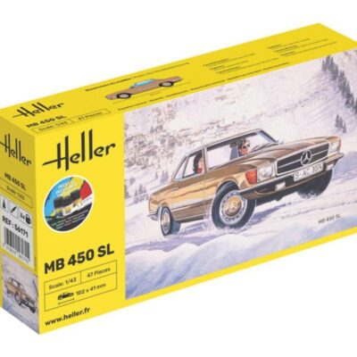 1:43 Scale Heller Mercedes Benz 450SL Starter Model Kit