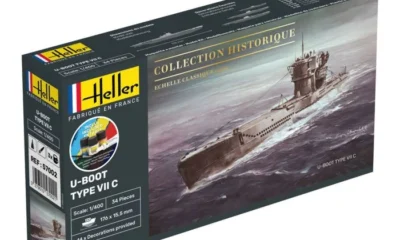 1:400 Scale Heller U-Boot Type VII C Model Kit