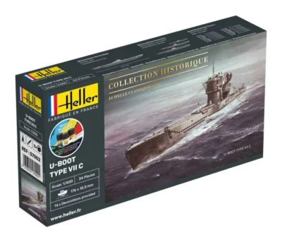 1:400 Scale Heller U-Boot Type VII C Model Kit