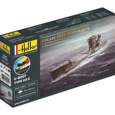 1:400 Scale Heller U-Boot Type VII C Model Kit